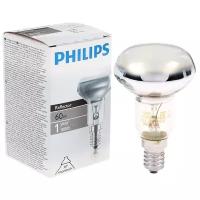 Лампа накаливания Philips, Reflector 60W E14 230V NR50 30D E14, R50, 60Вт