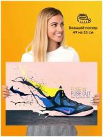 Постер плакат Sneakers Nike Кроссовки Найк