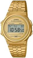 Наручные часы CASIO Vintage A171WEG-9AEF, золотой, серый