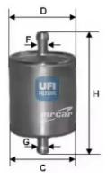 Фильтр топливный bmw tr. Ufi 3176000