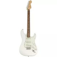 Fender Player Strat PF PWT электрогитара, цвет белый