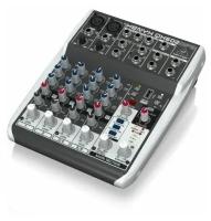 BEHRINGER QX602MP3 - микшер, 6 каналов, 2 микр. предусил. XENYX, USB МР3 плеер, British EQ, Multi FX