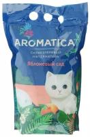 Наполнитель для кошачьего туалета AROMATICAT яблоневый САД силикагелевый 3л