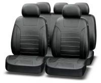 Чехлы "Premier Platinum VIP" (чёрный) экокожа 11 предметов SRS AIRBAG, PIV1040 1/5