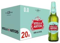 Пиво Stella Artois светлое безалкогольное ст. бут 0,44 л х 20 шт