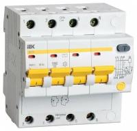 Выключатель автоматический дифференциального тока 4п C 32А 300мА тип AC 4.5кА АД-14 ИЭК MAD10-4-032-C-300, 1шт