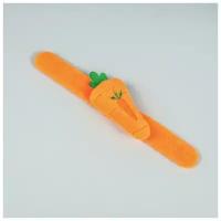 Арт Узор Игольница на браслете «Морковка», 23 ? 4,5 см, цвет оранжевый