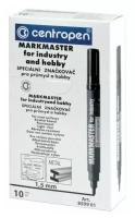 Маркер для промышленной маркировки CENTROPEN MARKSMASTER, черный, 1,5 мм, 8599/1Ч 3 шт