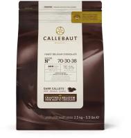 Шоколад горький Callebaut Strong 70.5% в галлетах, 2,5 кг