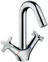 Смеситель для раковины (умывальника) hansgrohe Logis Classic 71270000, вентильный