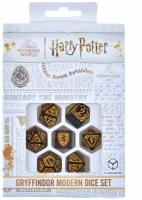 Набор кубиков для настольных ролевых игр Q-Workshop Harry Potter - Gryffindor Modern Dice Set Red