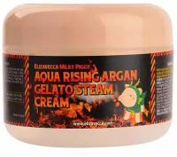 Паровой увлажняющий крем с маслом арганы Elizavecca Milky Piggy Aqua Rising Argan Gelato Steam Cream 100g