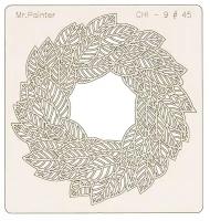 Чипборд Mr.Painter 9,5х10 см, 1 шт, 45, "Рамочка с листьями" (CHI-9)