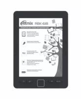 Электронная книга 6" Ritmix RBK-618 E-Ink, 4Gb, черный (RBK-618)