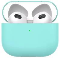 Силиконовый чехол Ultra Slim для AirPods 3, мятный, Deppa 47325