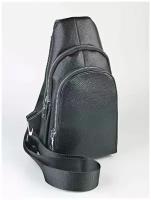 Сумка-рюкзак на плечо Floter/ Сумка слинг / Сумка кросс-боди, черная