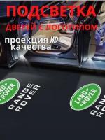 Штатная подсветка дверей, проекция логотипа для Range Rover (2шт.)