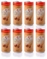 Кофейный напиток Lotte Let's Be Cappuccino (Капучино), 8 банок по 240 мл