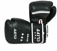 Перчатки боксёрские CLIFF ANTIGUE, microfiber, 14 унций, черные