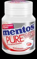 Жевательная резинка MENTOS Pure white Вкус Клубника 54 г