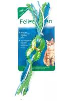 Игрушка для кошек Feline Clean Dental Колечко прорезыватель с лентами (1 шт)