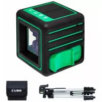 Лазерный уровень ADA instruments Cube 3D Green Professional Edition (А00545) со штативом