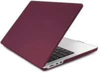 Чехол для Macbook Air 13,6 M2 A2681 2022 Nova Store Case бордовый