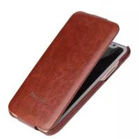 Чехол-флип MyPads для iPhone 7 4.7" (Айфон 7) / iPhone 8 вертикальный откидной коричневый коричневый из натуральной кожи
