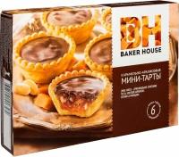 Пирожное Baker House мини-тарты карамельно-арахисовые