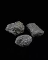Натуральный камень Пирит, колотый для декора, поделок, бижутерии, 2.5-3.5 см, 3 шт