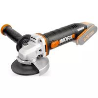 Угловая шлифмашина аккумуляторная Worx WX800.9, 115 мм, 20 В, без АКБ и ЗУ, коробка