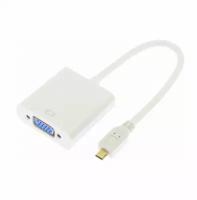 Переходник (адаптер) VGA-MicroHDMI, 0.2 м, белый