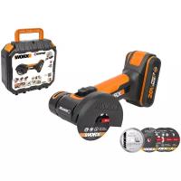 УШМ Worx WX801 2.0Ач х1 кейс