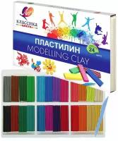 Пластилин 24 цв. Луч "Классика цвета", 480 гр