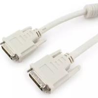 Кабель Cablexpert DVI-D dual link, 25M/25M, 1.8м, черный, феррит. кольца