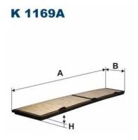 Фильтр салона угольный BMW 1(E81/87), 3(E90), X1, K1169A FILTRON K 1169A