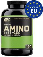 Аминокислотный комплекс Optimum Nutrition Superior Amino 2222 Tabs (EU), 160 таблеток