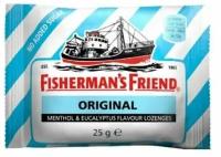 Fisherman's friend с ментолом и эвкалиптом (без сахара) профилактика простуды и укачивания