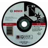 Круг обдирочный (180х6х22) для нержавейки (1/10) Bosch 2.608.600.540