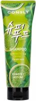 Шампунь для силы и блеска волос Consly с экстрактами водорослей и зеленого чая Матча, 250 мл