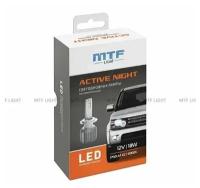 MTF Светодиодные лед лампы Н7 LED Active Night 6000К 18W Холодный Белый свет. (Без CAN-BUS обманки) комплект 2 шт