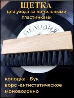 Антистатическая щетка для виниловых дисков Borokot, для очистки клавиатуры/электронных плат, длина 12 см, ворс -антистатическое моноволокно