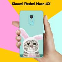 Силиконовый чехол на Xiaomi Redmi Note 4X Заяц-Кот / для Сяоми Редми Ноут 4Х