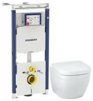 Комплект подвесной унитаз Grohe Euro Ceramic 39206000 + 39330001 + система инсталляции Geberit 111.362.00.5