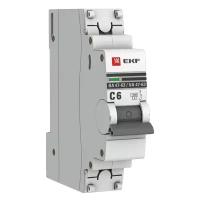 Автоматический выключатель EKF ВА 47-63 (C) 4,5kA 6 А