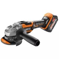 УШМ AEG BEWS 18-125BL-502C 5.0Ач х2 кейс