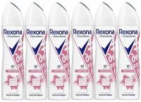 Дезодорант-антиперспирант аэрозоль Rexona Сухость пудры женский 150 мл, 6 упаковок