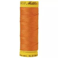 Нить хлопок отделочная SILK-FINISH COTTON 28, 80 м 0122 Pumpkin