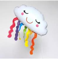 Шар фольгированный "Облако с дождиком", фигура, праздник, размер 60 см