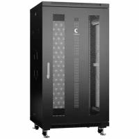Шкаф серверный Cabeus ND-05C-22U60/60-BK 22U 600мм дверь металл, черный